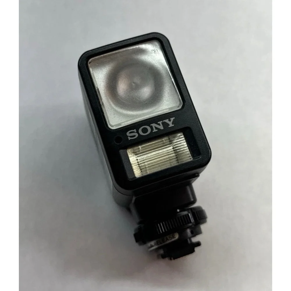 Sony Video Flash Light Attachment Camcorder Model HVL-FDH3 DC 7.2V Black